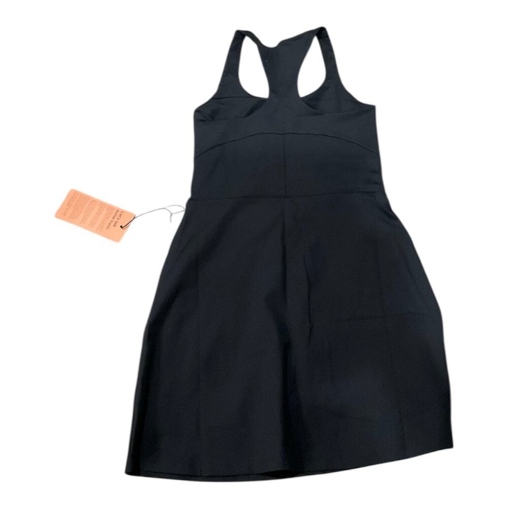 Girlfriend Collective Paloma Dress Women Black Small NWT - Picture 4 of 4